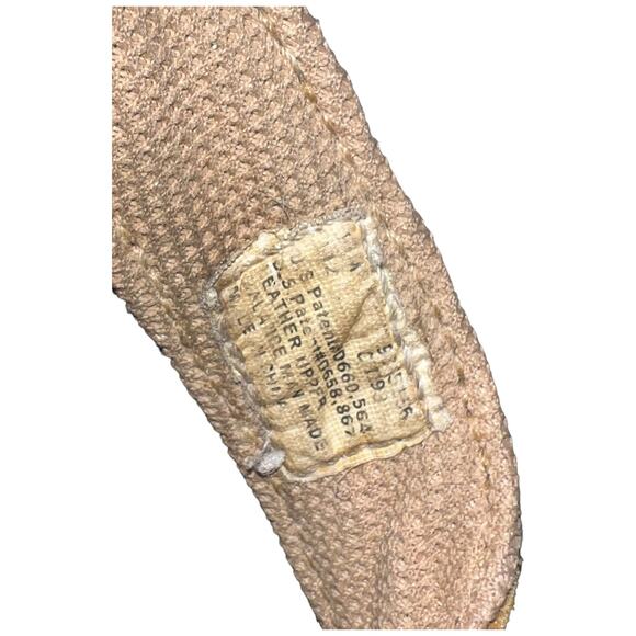 Sperry Top-Sider Gold Glitter Leather Flip Flops Boat Sandals Size 12 Tan - Picture 9 of 10